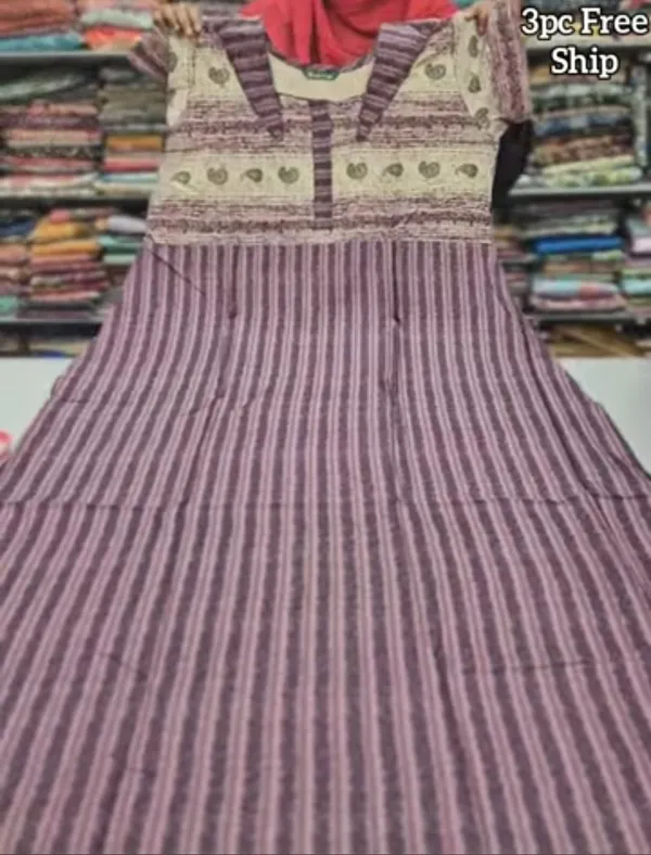 Premium Cotton Branded Nighty | BR43
